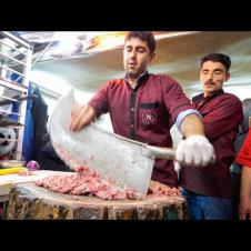 Meet the KEBAB KINGS of IRAN!! 🇮🇷SWORD CHOPPED Meat-Madness in Bonab! 🥩