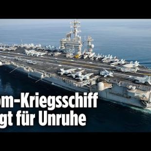 [독일 Bild紙] Flugzeugträger USS Nimitz: USA lassen Muskeln vor Chinas Küste spielen