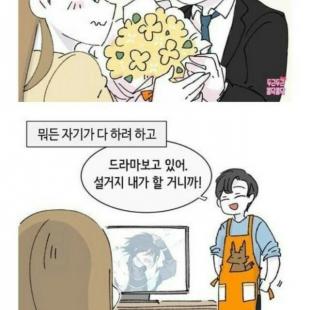 남편이 결혼전 츤데레. 결혼후 반전. 왜이러는 걸까요?