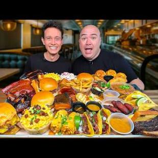 Eating the BIGGEST BBQ Meat Platter in Miami, Florida!!