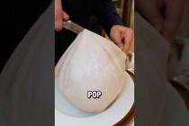 Chicken Cooked in Bladder Balloon!