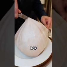 Chicken Cooked in Bladder Balloon!