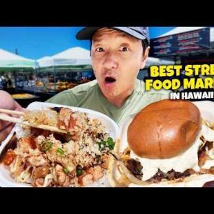 INSIDE the #1 Best STREET FOOD MARKET in Honolulu Hawaii