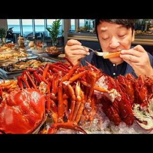 INSIDE the #1 Best LOBSTER & KING CRAB Buffet in Hong Kong! Caviar Included!