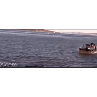 DeLorean hovercraft