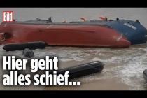 [독일 Bild紙] Stapellauf geht schief: China-Tanker kentert sofort