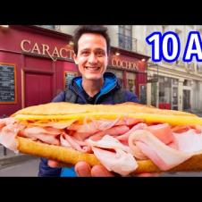 I Ate The Best FRENCH FOOD in Paris for 24 Hours!! 🇫🇷