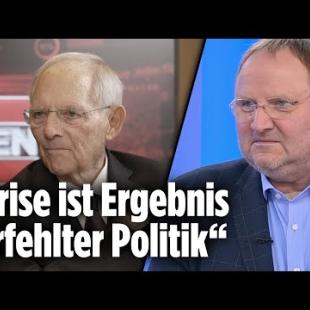 [독일 Bild紙] Energie-Krise: Schäubles „komischer Ton“ kann es nicht sein | Ralf Schuler bei BILD Live