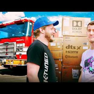 I Turned My Fire Truck into a Home Theater