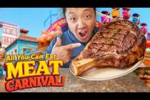 All You Can Eat MEAT CARNIVAL! Ultimate BBQ MEAT FEAST in Napa California