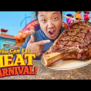 All You Can Eat MEAT CARNIVAL! Ultimate BBQ MEAT FEAST in Napa California