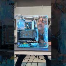 We made a Transparent PC