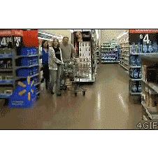 쇼핑 카트 백워크