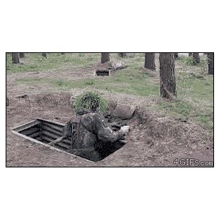 수류탄 던지기 실패