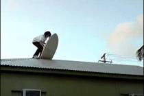 지붕위의 다이빙 연습