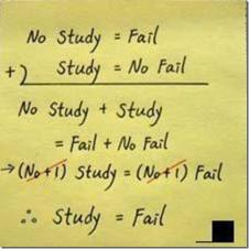 Study=fail
