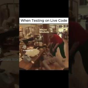 When Testing on Live Code