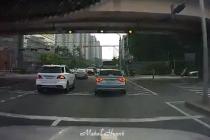 오토바이끼리 충돌사고