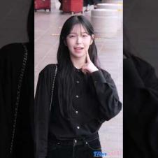 차분한 가을녀 막내 공항룩 #백지헌 #JIHEON #프로미스나인 #fromis_9