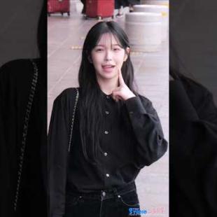 차분한 가을녀 막내 공항룩 #백지헌 #JIHEON #프로미스나인 #fromis_9