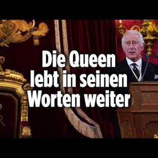 [독일 Bild紙] Charles III. offiziell neuer König: Emotionale Botschaft vor dem Thron