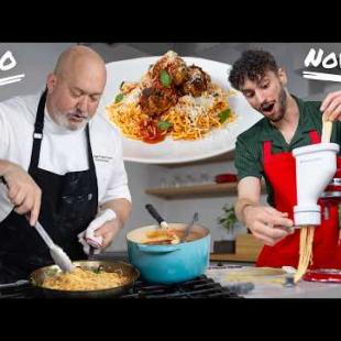 Pro Chef & Amateur Try to Make Spaghetti and Meatballs With No Recipe | On The Spot | Epicurious