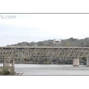 Bridge implosion demolition