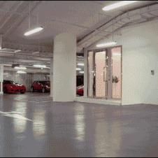 Parking garage elevator