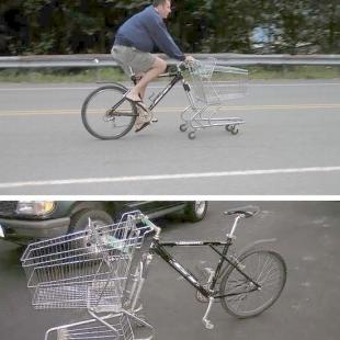 카트 겸용 자전거
