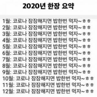 2020년 요약