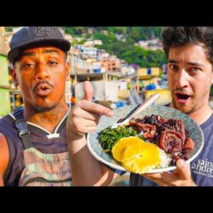 Inside Brazil's Biggest Favela (Slum) 🇧🇷 Steak & Feijoada w/ @rio4fun​