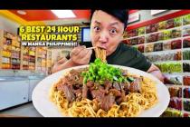 Top 6 BEST 24 Hour Restaurants in Manila Philippines Where You Can Eat ANYTIME!
