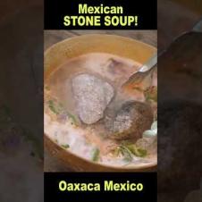 Traditional Mexican "Stone Soup" in Oaxaca Mexico #shorts