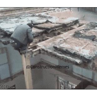 공사중 지붕 붕괴