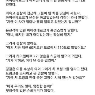 세 명의 물리학자가 한 차에 타고 있었다...