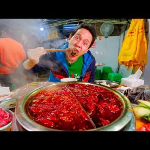 I Tried Extreme Spicy CHINESE STREET FOOD in China's Spice Capital!! 🌶️ 🇨🇳