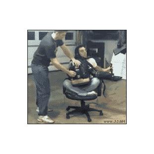 송풍기 의자 타기