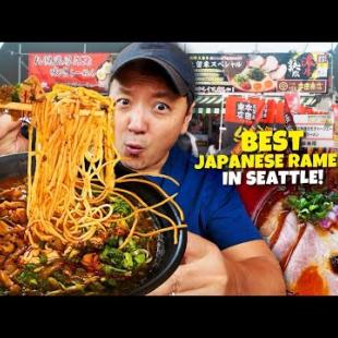24 Hours Eating at Seattle’s BEST Ramen Shops! 🍜 ULTIMATE Noodle Tour!