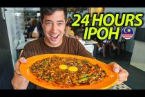 24 Hours of MALAYSIAN STREET FOOD in Ipoh 🇲🇾 MOONLIGHT Noodles, CHICKEN Rice & More!