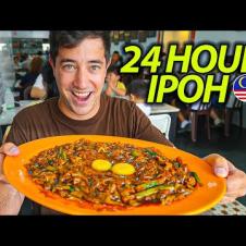 24 Hours of MALAYSIAN STREET FOOD in Ipoh 🇲🇾 MOONLIGHT Noodles, CHICKEN Rice & More!