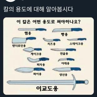 신기한 칼의 용도