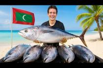 I Ate Every Type of Tuna in the Maldives for 24 Hours!!