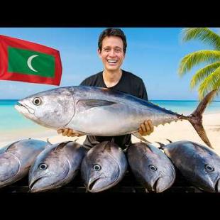 I Ate Every Type of Tuna in the Maldives for 24 Hours!!