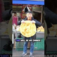 The BIGGEST Scallion Pancake I’ve EVER SEEN!