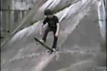 스케이트보더 드롭인 실패