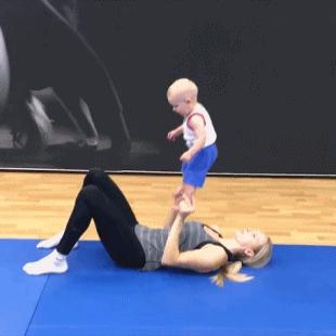 아기가 좋아하는 엄마의 운동법