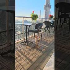 ホテルの屋上テラスでの朝食が最高過ぎた