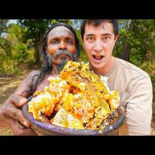 24 Hours With Sri Lanka’s Vedda Tribe!! (Barehand Bee Honey)