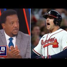 MLB Network | Pedro Martinez reacts Braves beat Phillies 5-4 Game 2 NLDS on Austin Riley 2-run homer