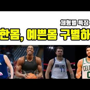 체형별 특징 3편 - 강한몸vs예쁜몸 구별하기(NBA 선수 예시)